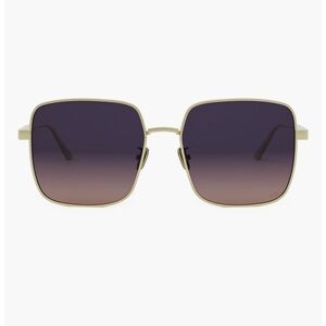 Dior Gold and Purple Fashion Sunglasses
